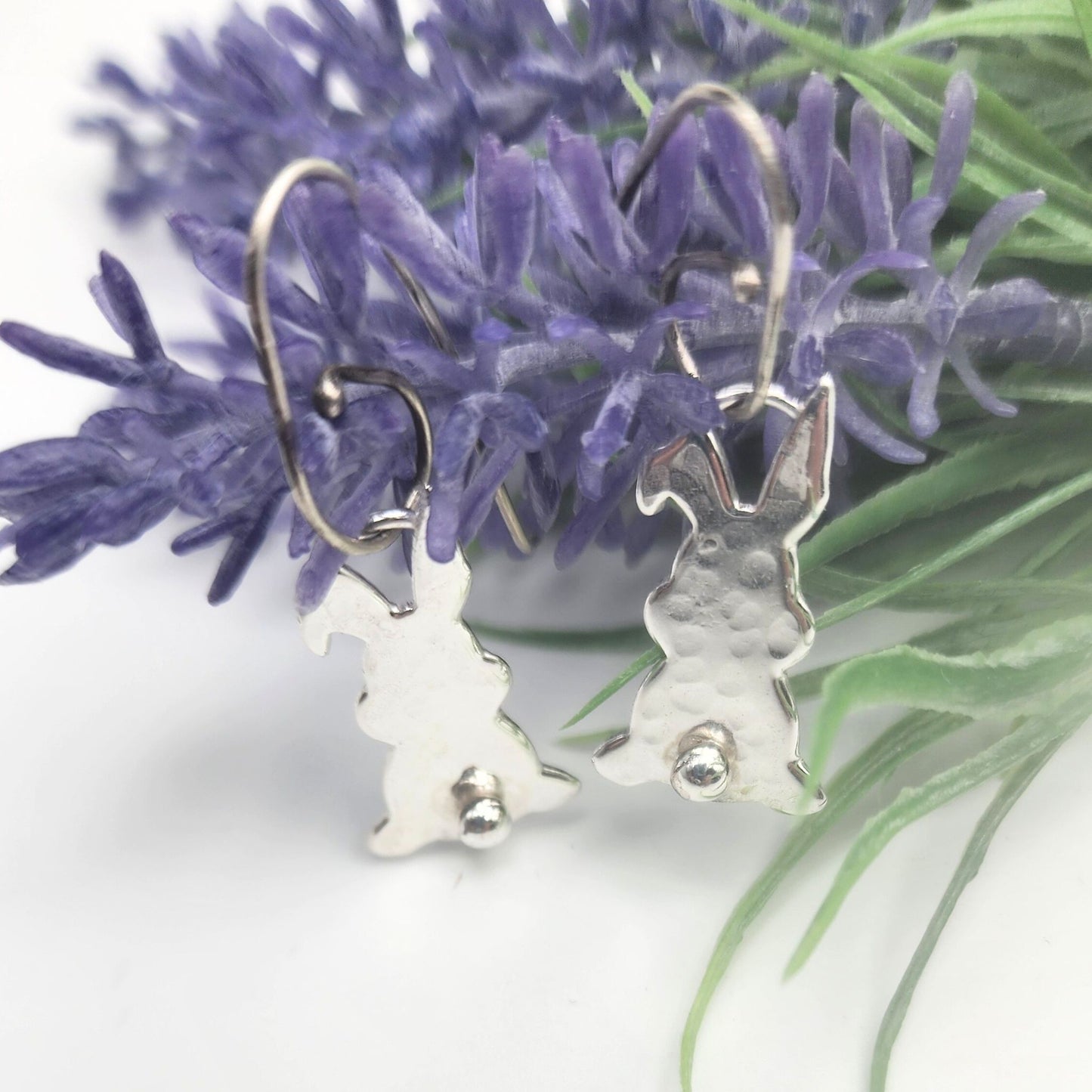 Bunny - Flower Connector Earrings