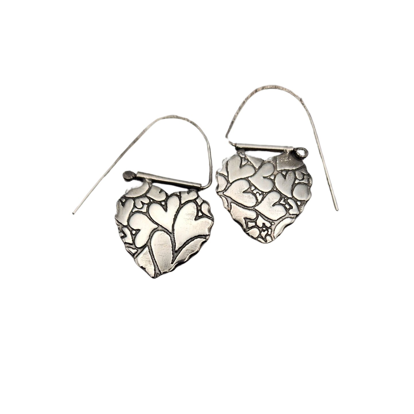 Scalloped Heart Earrings