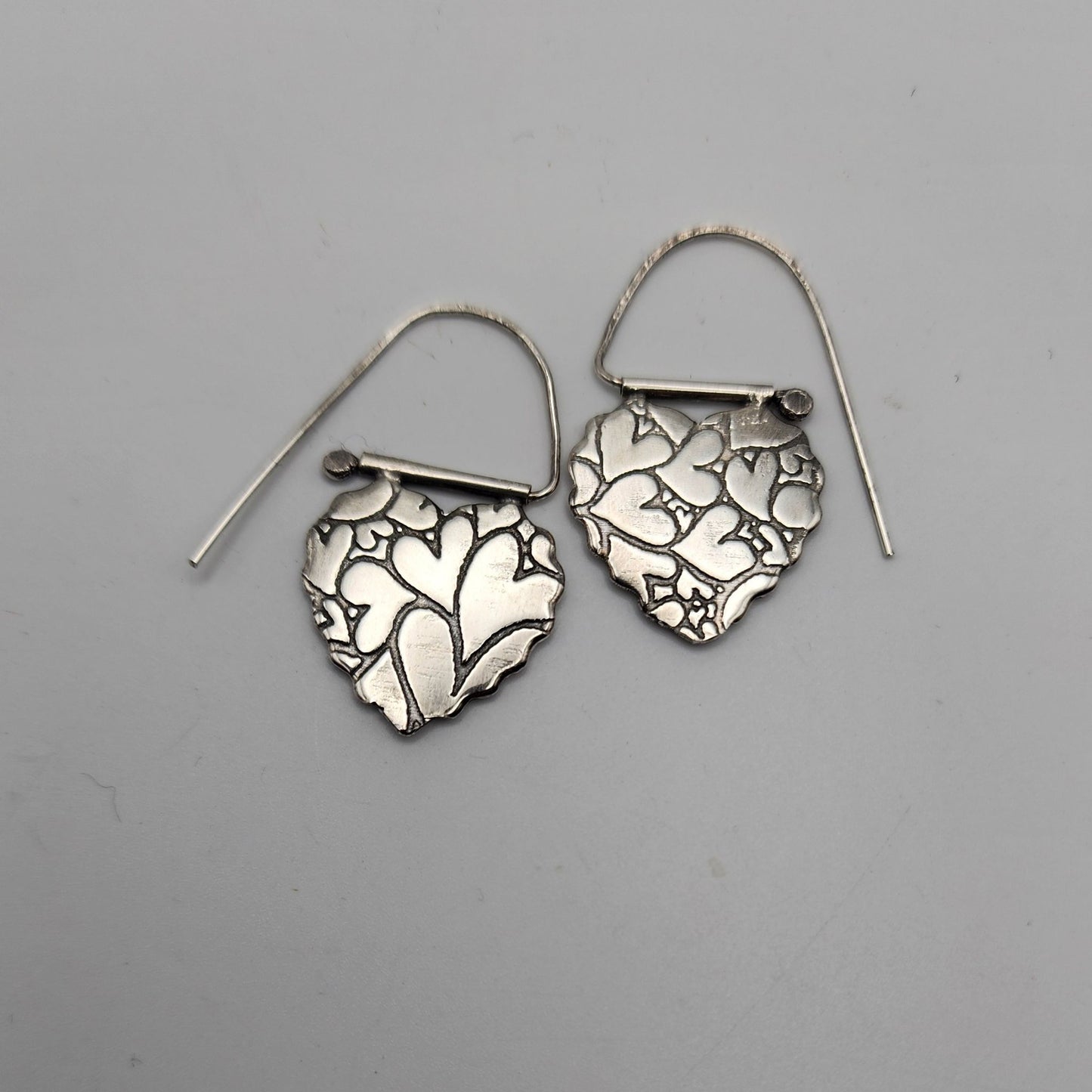 Scalloped Heart Earrings