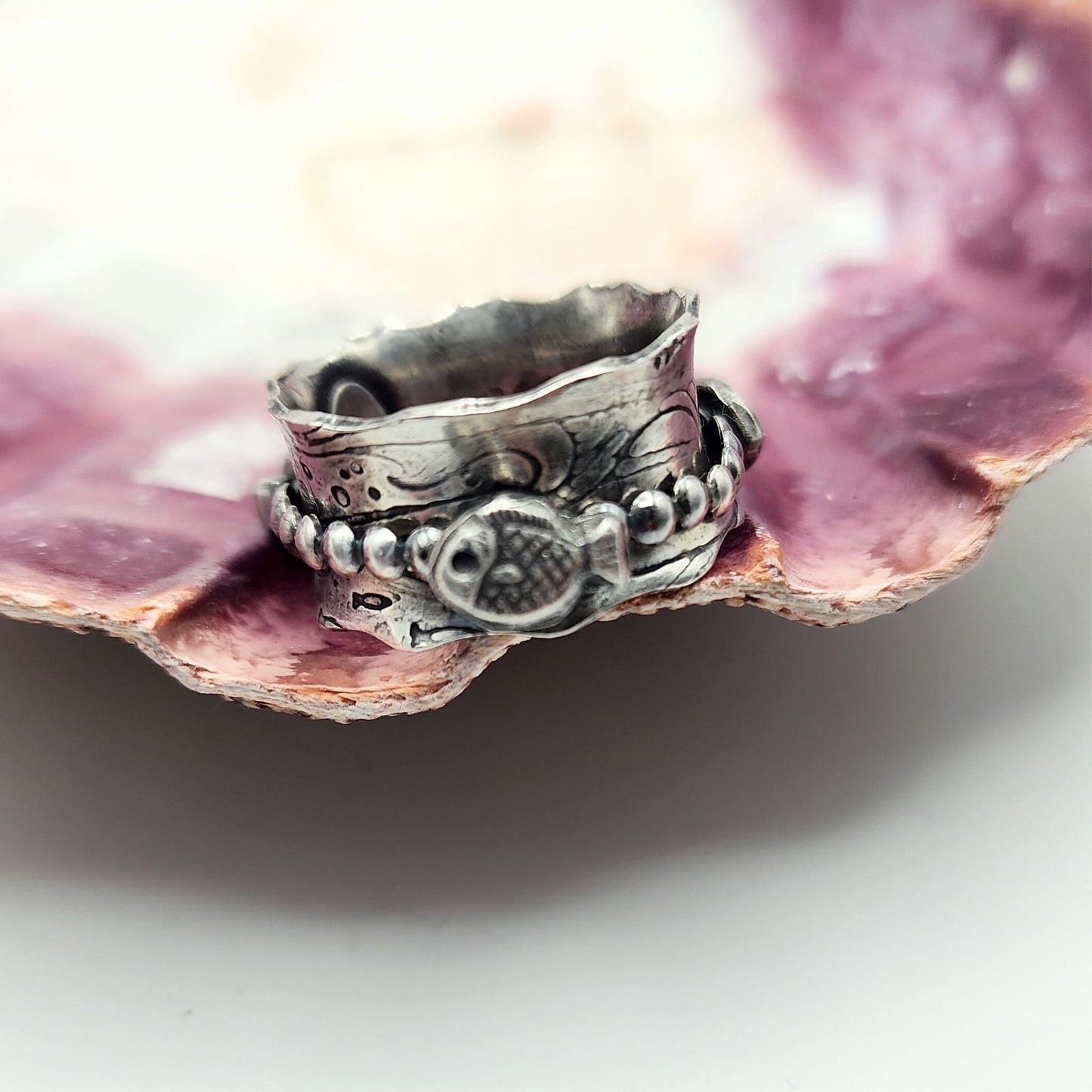 Spinner Ring - Three Fish