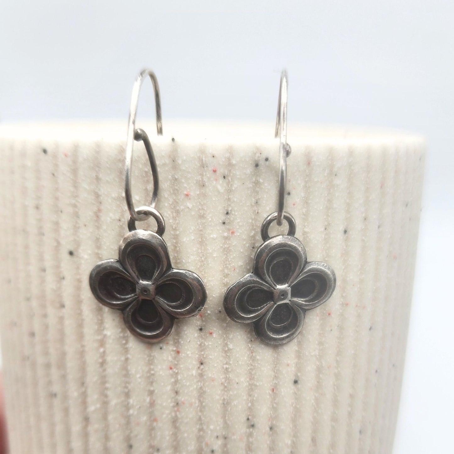 Bunny - Flower Connector Earrings