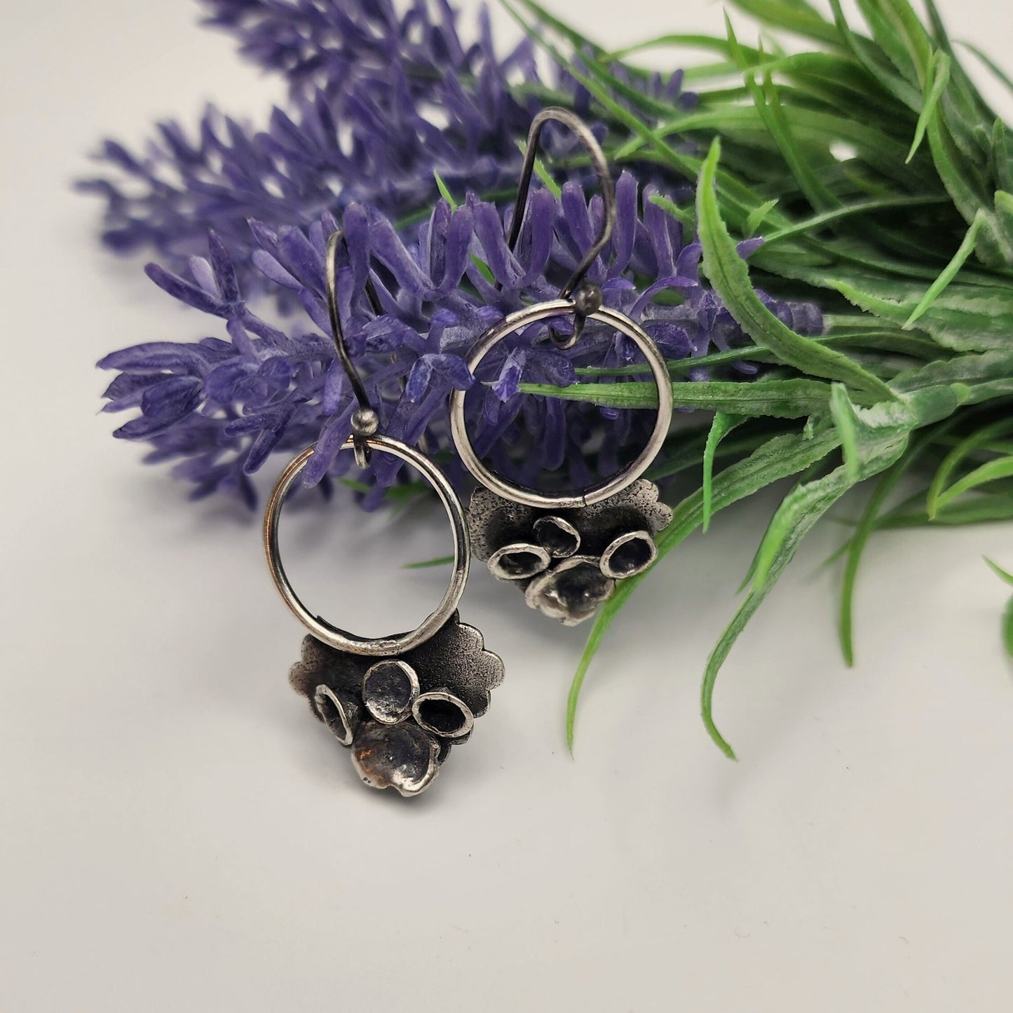 Lichen earrings