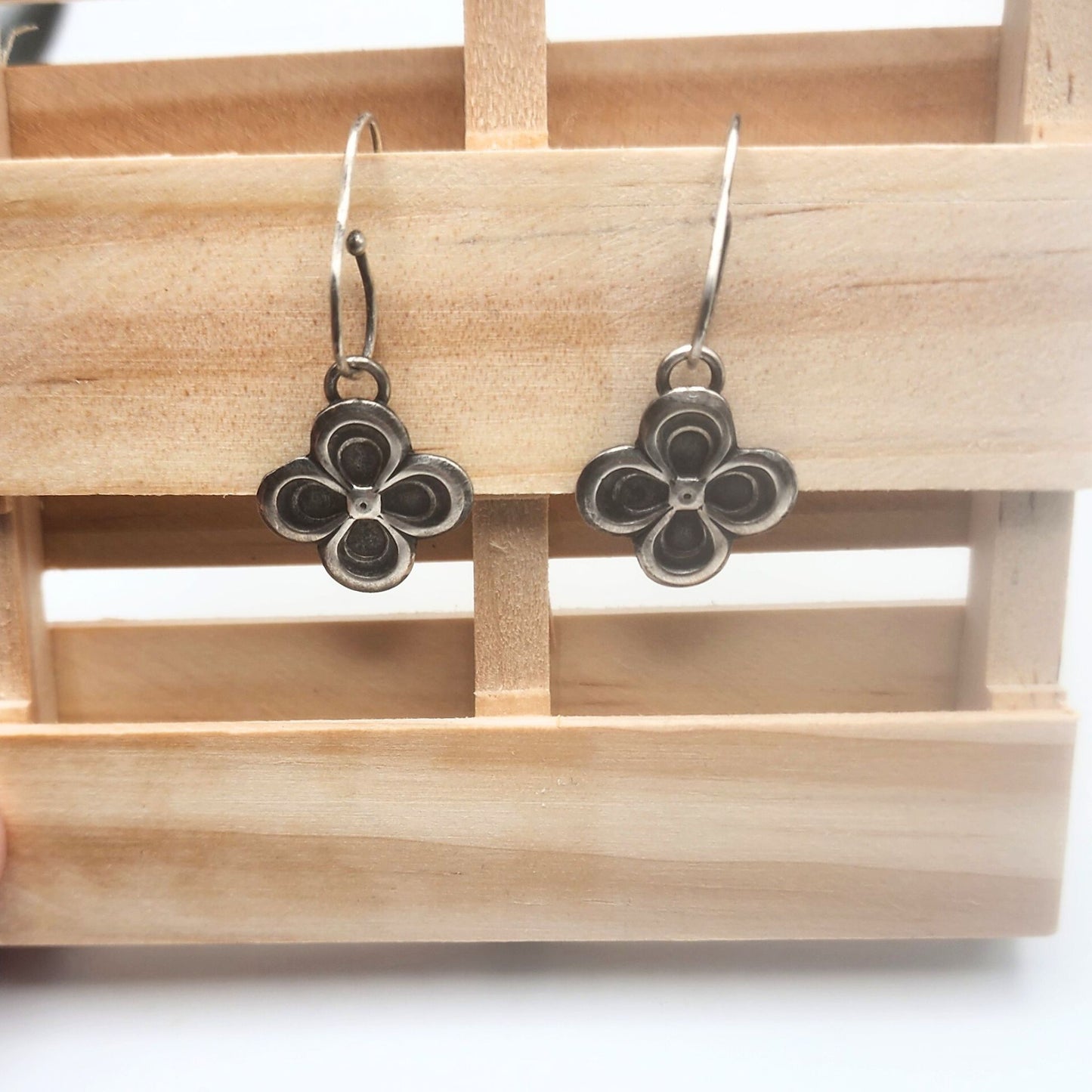 Bunny - Flower Connector Earrings