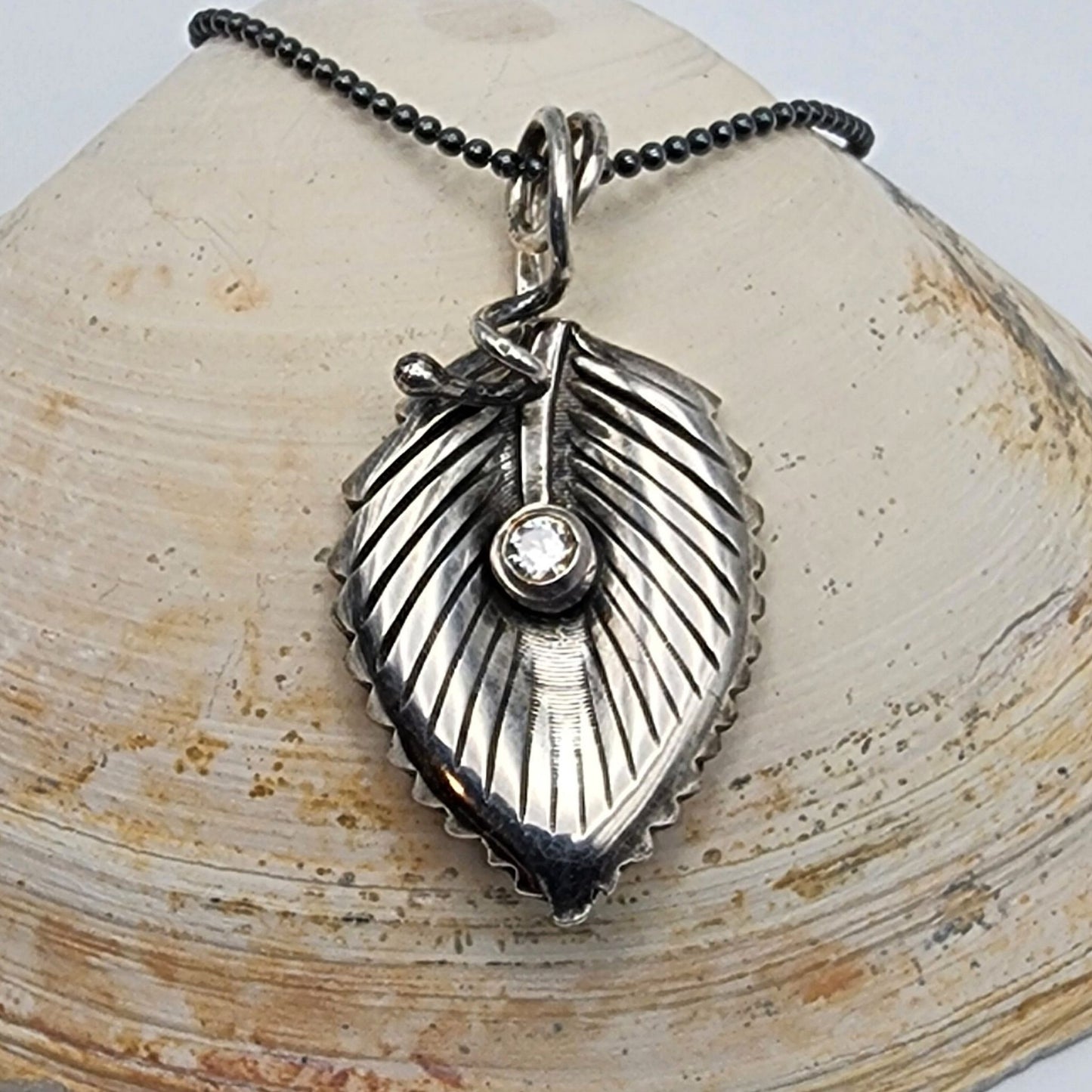 Tropical Palm Necklace