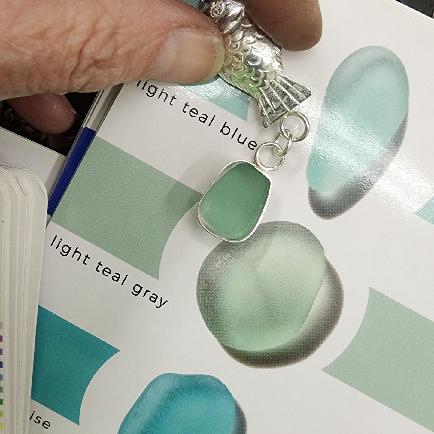 Fish Sea Glass Earrings 1