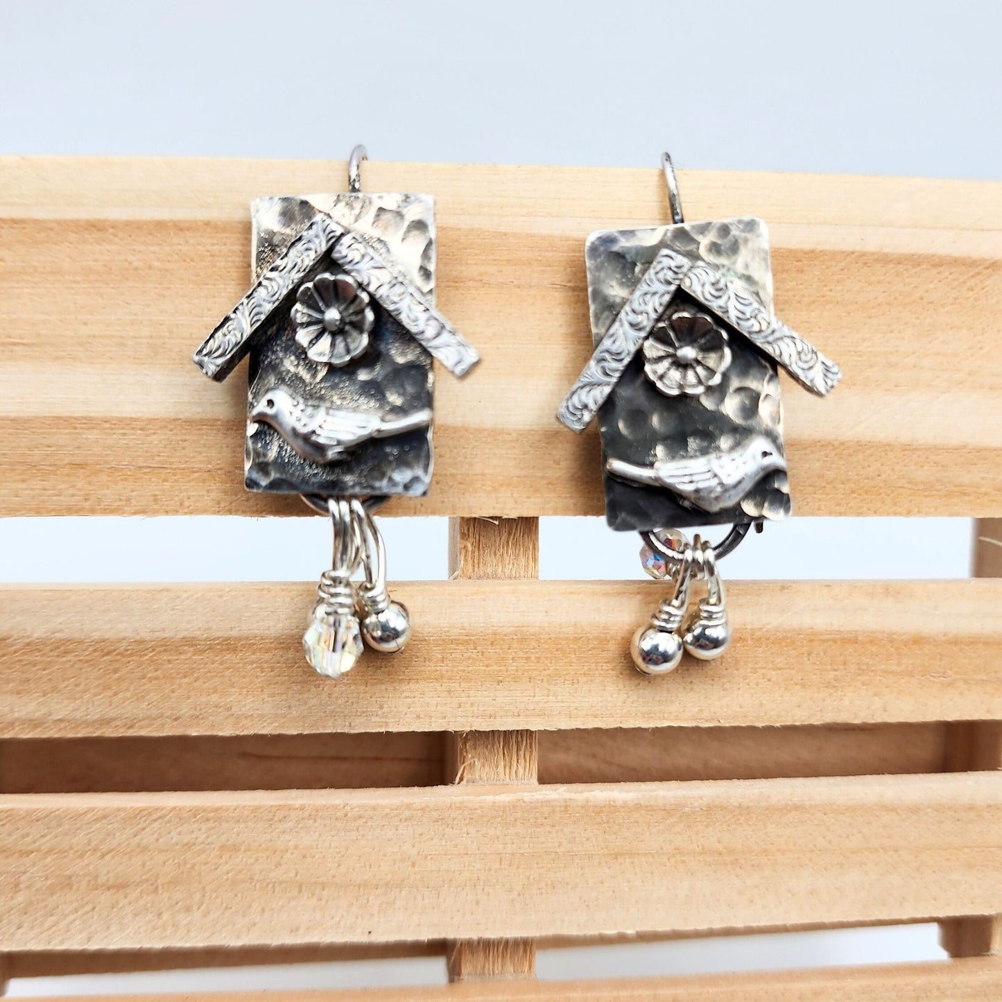 Birdhouse Earrings