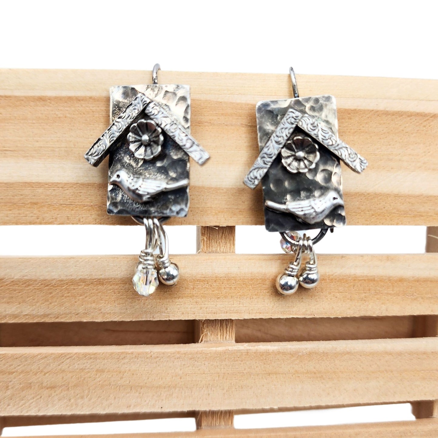 Birdhouse Earrings