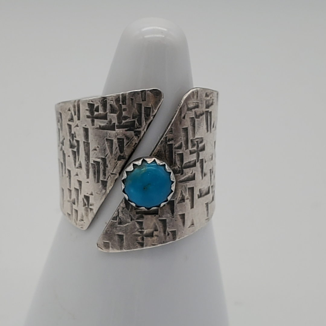 Turquoise adjustable wide band
