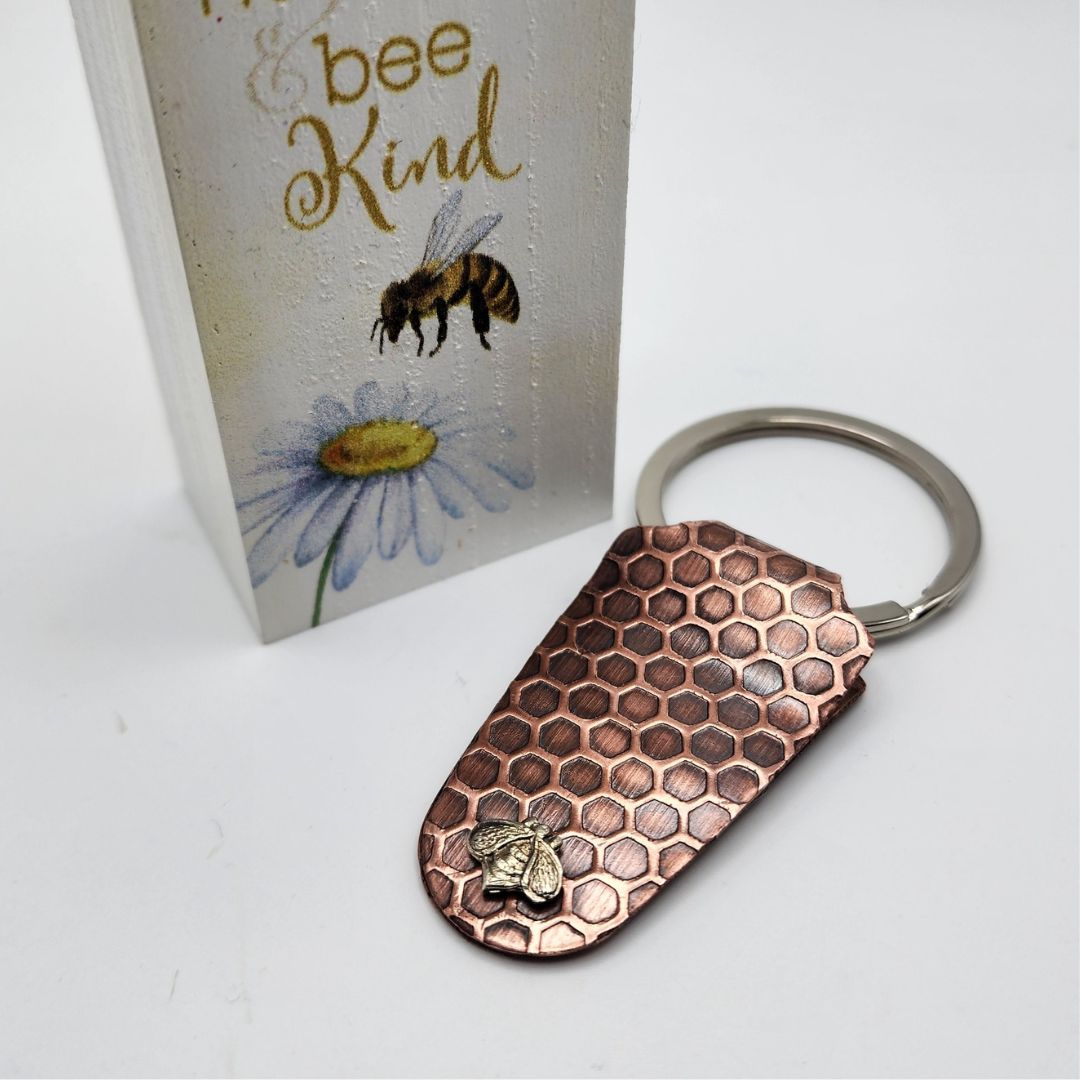 Honey Bee Keychain