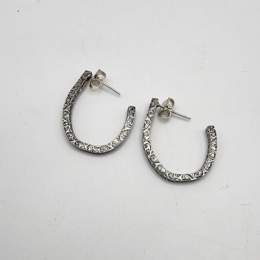 Embossed hoops