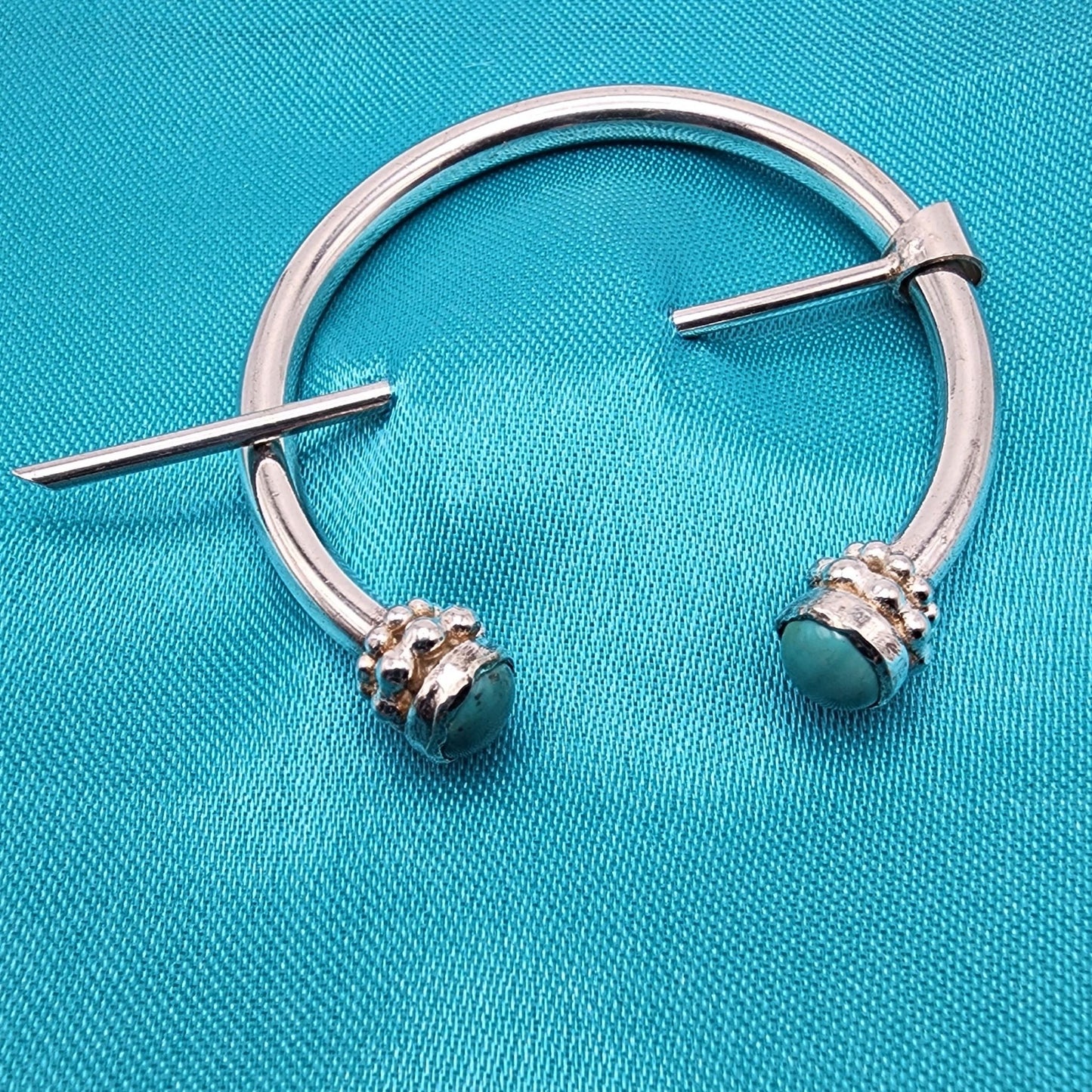 Sterling Silver Penannular Brooch