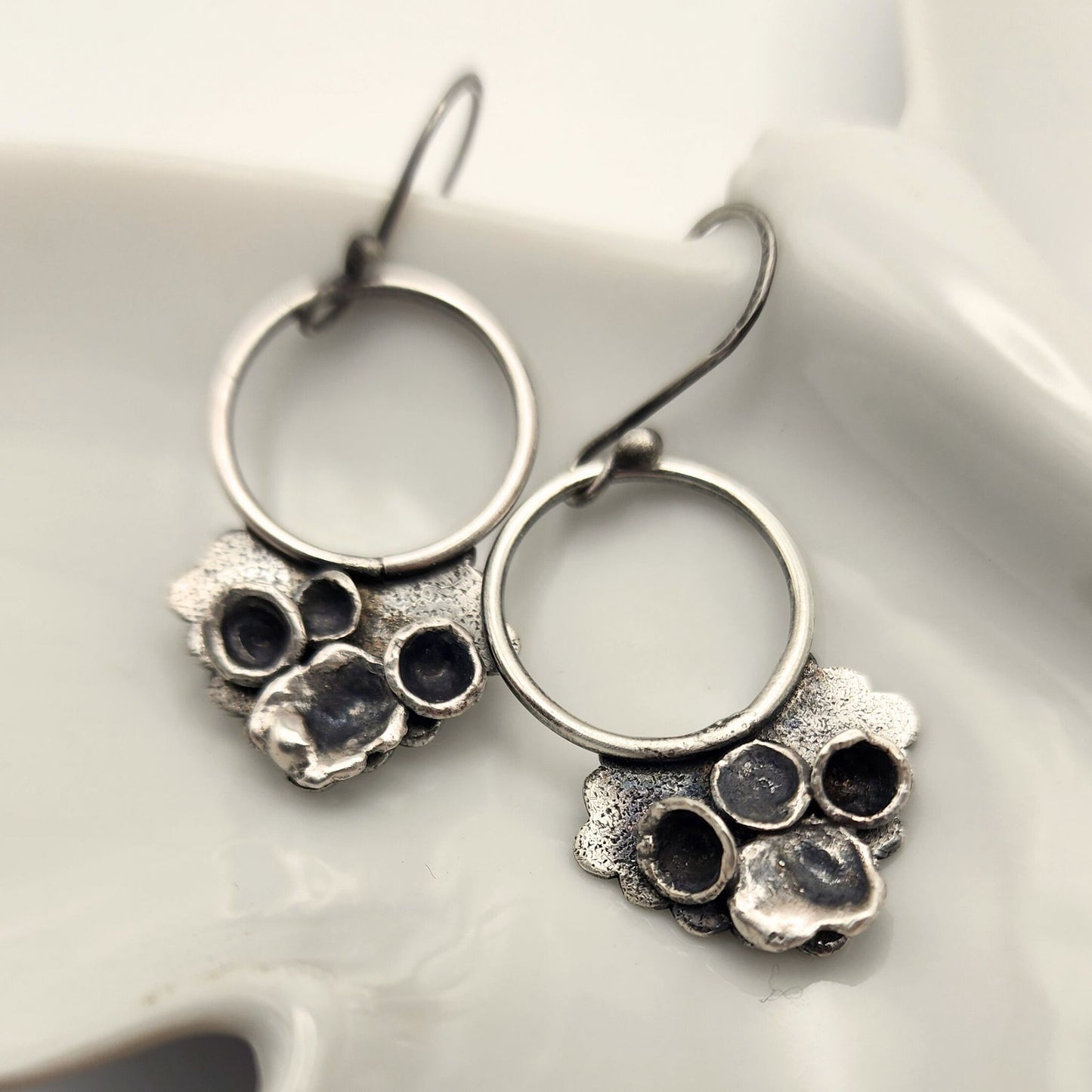 Lichen earrings