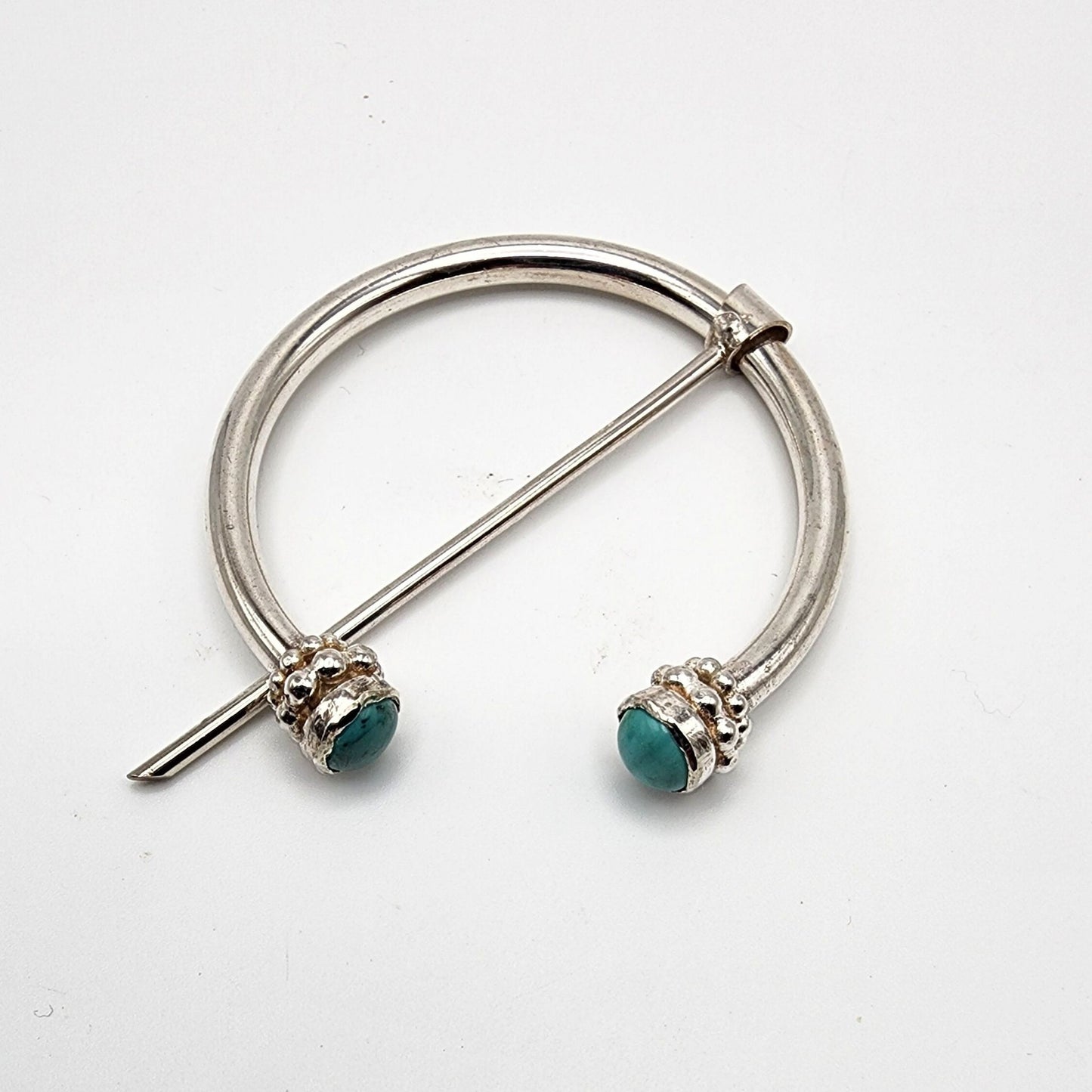 Sterling Silver Penannular Brooch