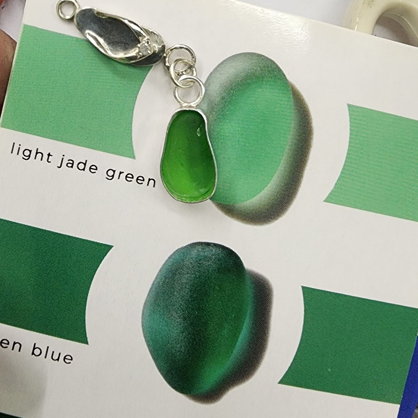 Flips Flop Sea Glass Earrings