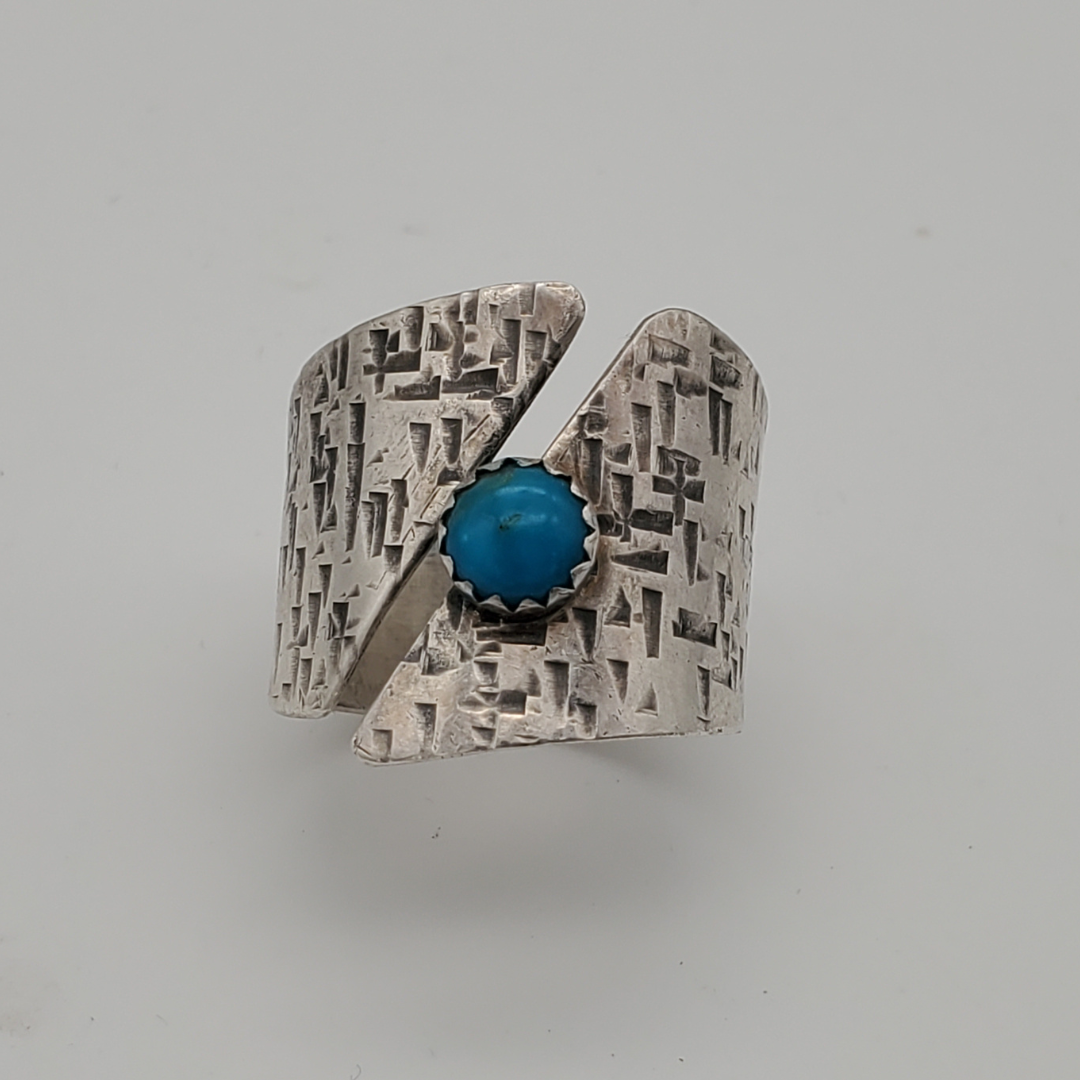 Turquoise adjustable wide band